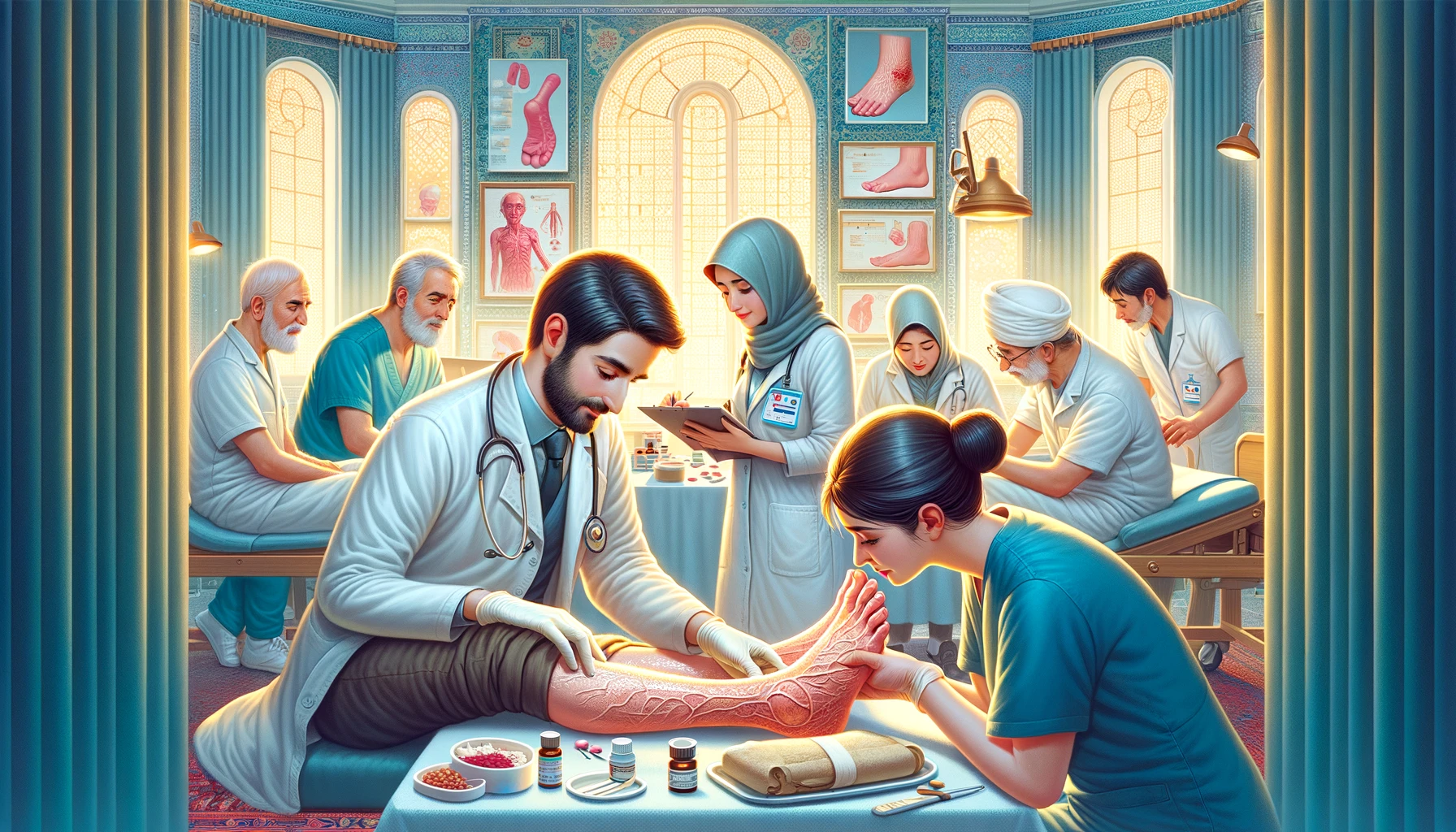 اهمیت مراقبت‌های پس از درمان زخم‌های عروقی در کلینیک تخصصی پاشنه تهران