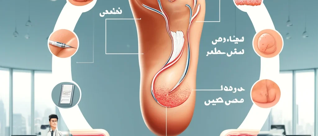 مراحل اولیه در ایجاد زخم پای دیابتی در کلینیک زخم پاشنه