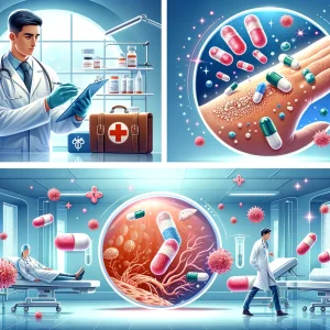 اهمیت استفاده از آنتی‌بیوتیک‌ها در درمان زخم‌ها: پزشک، فرآیند سلولی و بهبود زخم