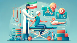 تصویر آموزشی از تمرینات فیزیوتراپی و اهمیت آن برای بهبود بیماران در کلینیک زخم پاشنه تهران.