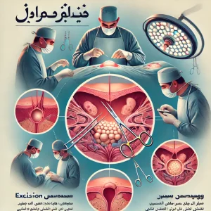 تصویری از انواع روش‌های جراحی کیست پیلونیدال شامل برش، تخلیه و روش‌های کم تهاجمی در کلینیک زخم پاشنه.