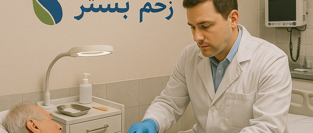پانسمان تخصصی زخم بستر با روش نوین در کلینیک زخم پاشنه تهران