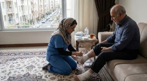 پانسمان و درمان زخم سوختگی در منزل تهران برای پاها