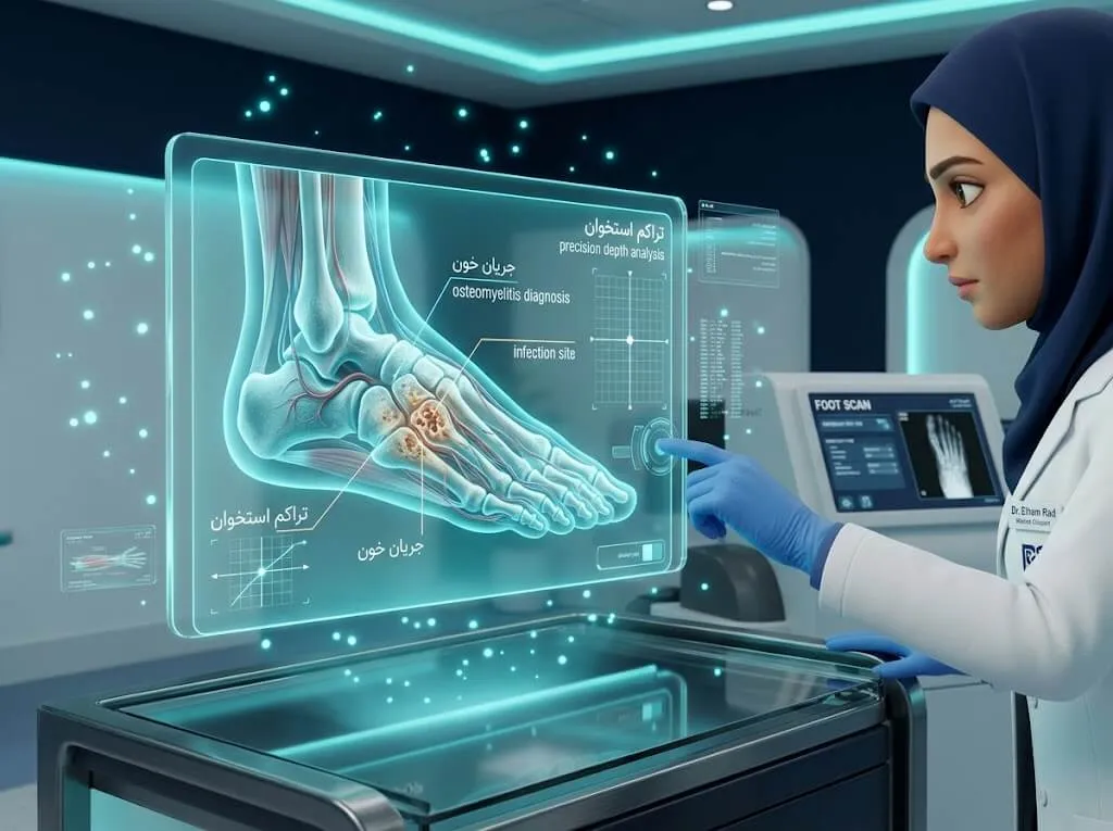 نقش ام آر آی و رادیولوژی در تشخیص زخم و درگیری استخوانی