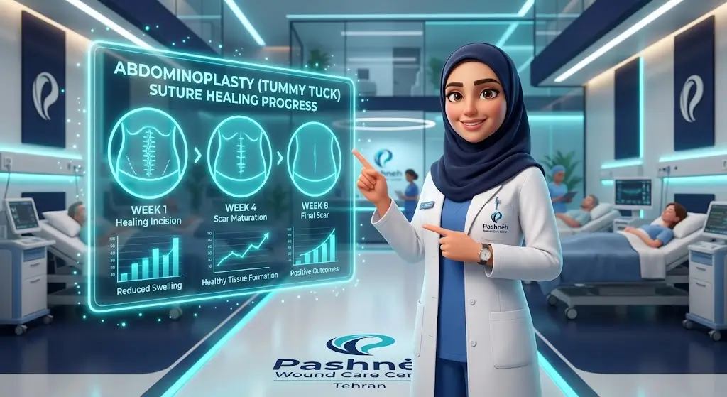 راهکارهای تخصصی درمان باز شدن بخیه بعد از ابدومینوپلاستی و جراحی شکم